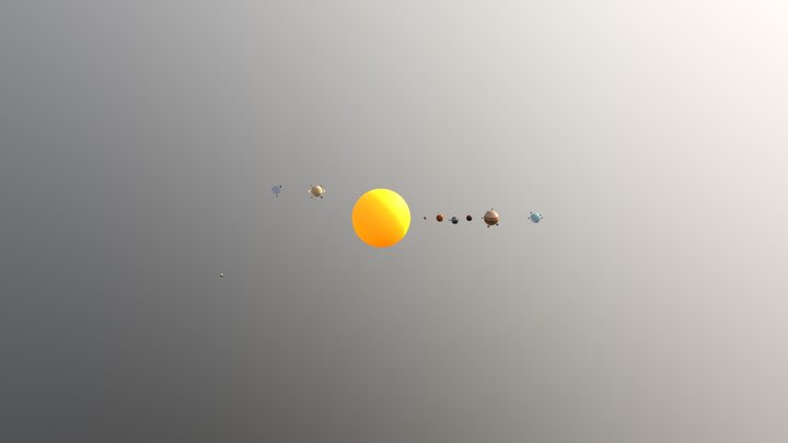 Solar System 3D Model
