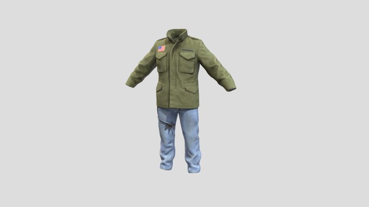 Rambo Outfit – Free 3D Model STL
