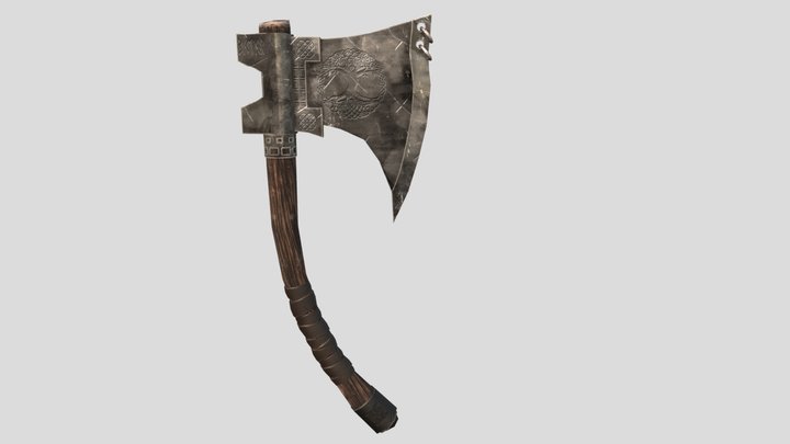 Viking Axe 3D Model