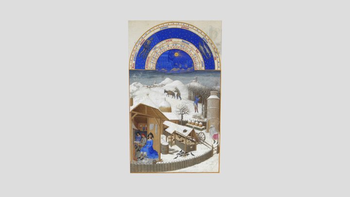 Les Très Riches Heures... (1411-1416) 3D Model