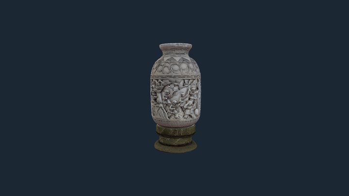 Ivory Snuff Bottle 3D Model
