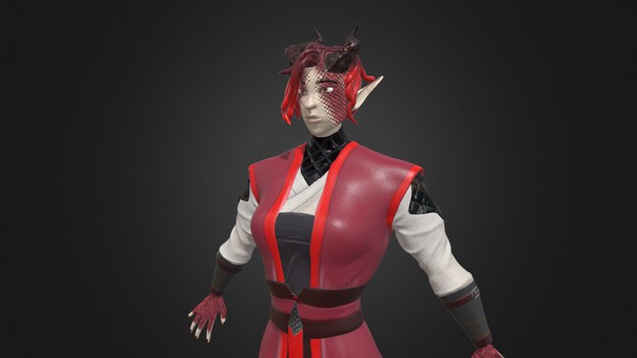 Original Character- Miya 3D Model
