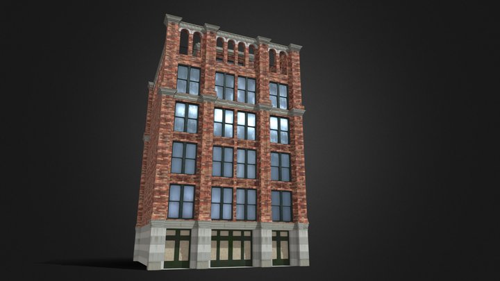 Manhattan modular building 3D Model