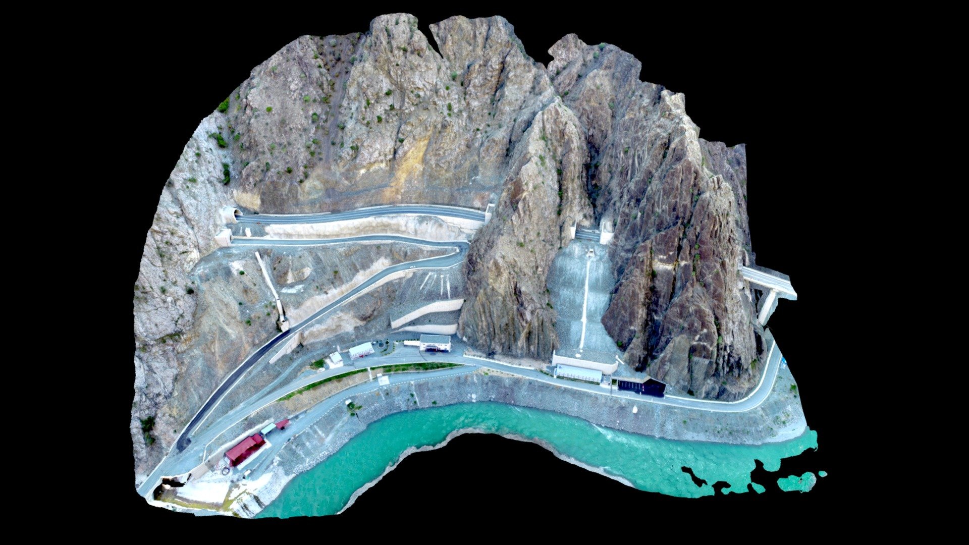 Artvin Barajı 3D Modeli (Artvin) — Sketchfab embed 3D viewer