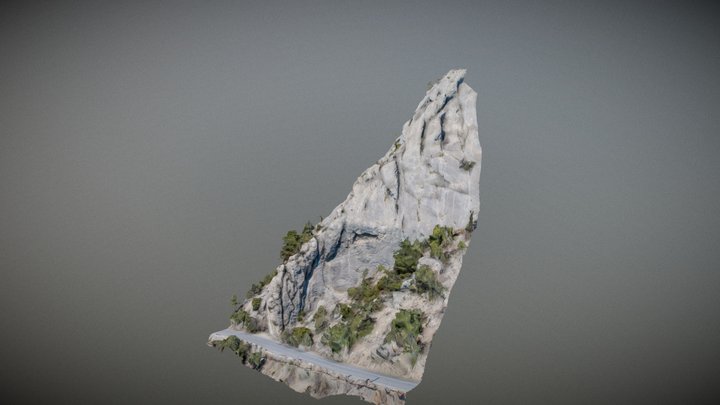 Автомобильная дорога Судак - Новый Свет 3D Model