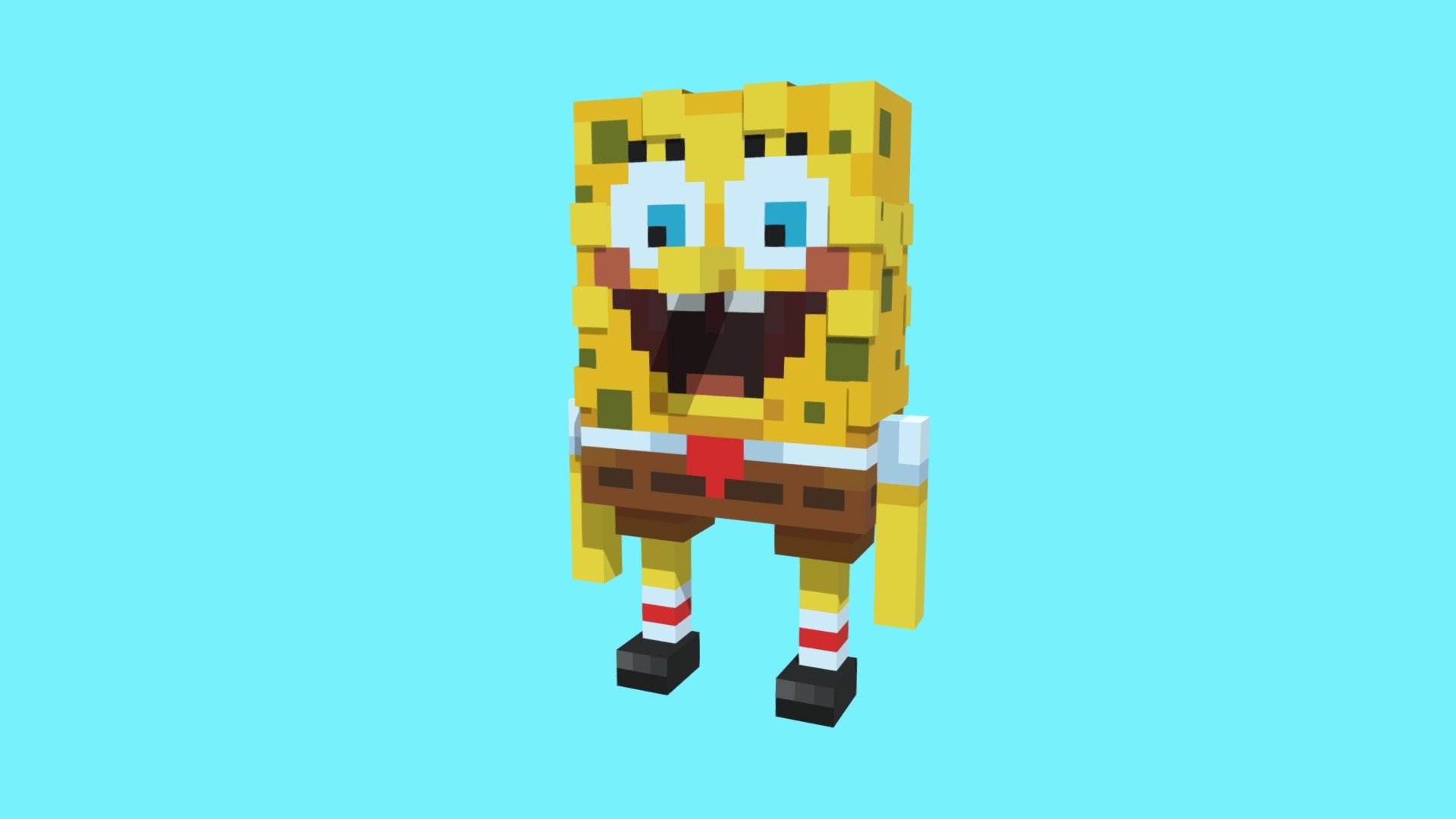 Um Bob Esponja! - 3D model by VagabondNerd [9e15607] - Sketchfab