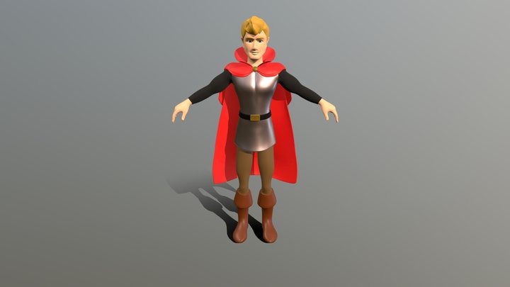 Prince Phillip 3D Model