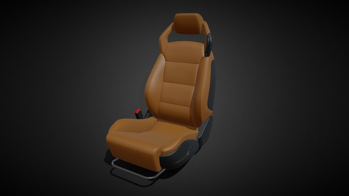 Lamborghini Gallardo LP560 Driver Seat 3D Model