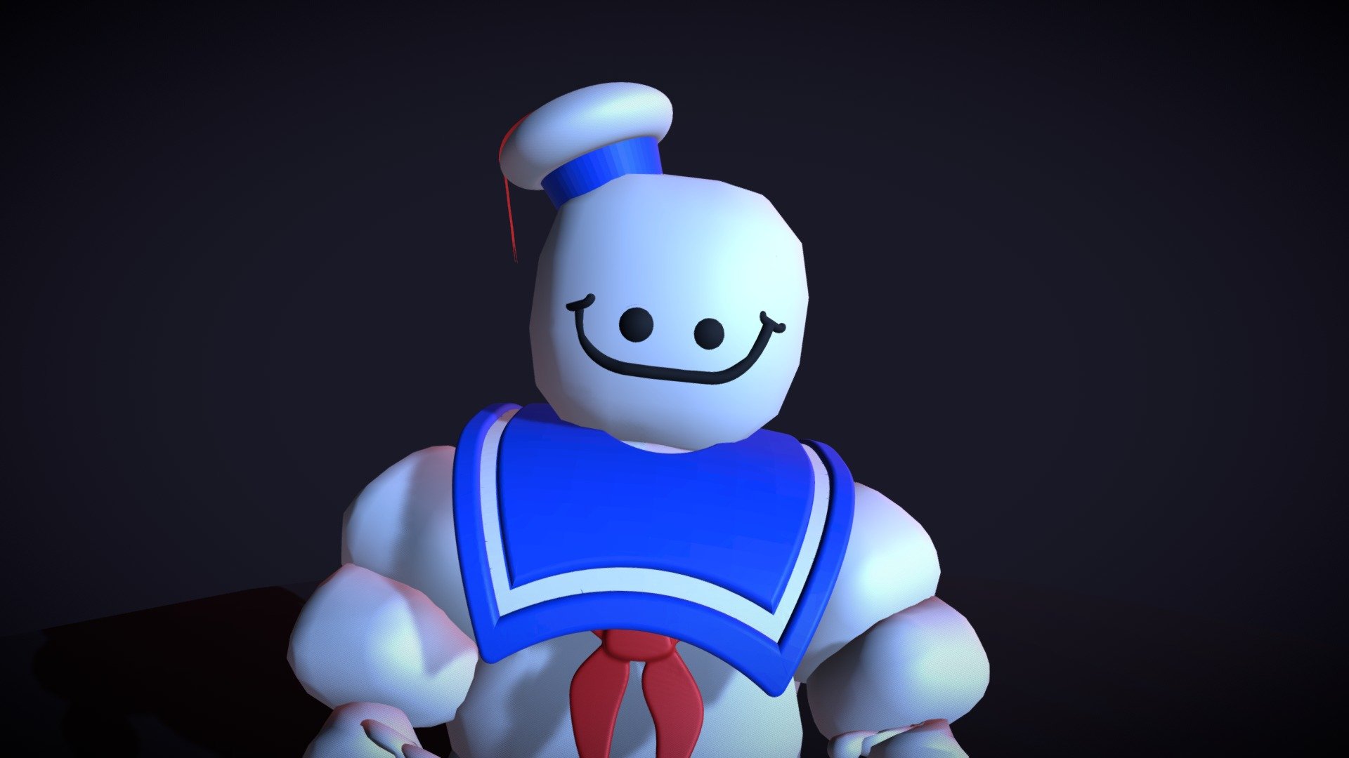 Ghostbusters Stay Puft Marshmallow Man 3D model by spinningblade