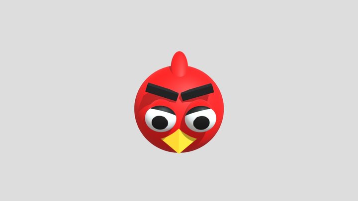 FunVideoTV Red Bird 3D Model