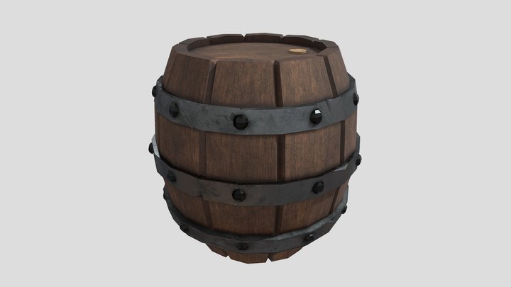 BarrelV2_correctUVmap 3D Model