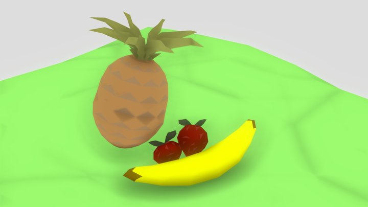 Fruits MiniAsset 3D Model