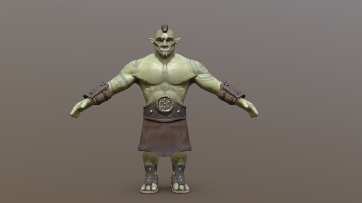 first full character - tar'mac 3D Model