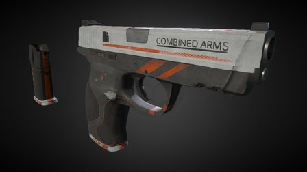 MP40 "Orange strike". Field tested variation. 3D Model