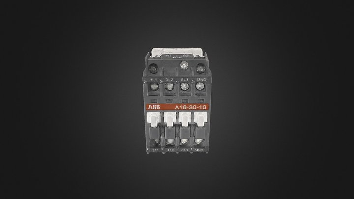 ABB contactor A16-30-10 3D Model