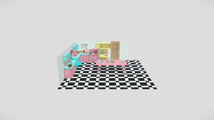 Kitchen Environment 3D Model