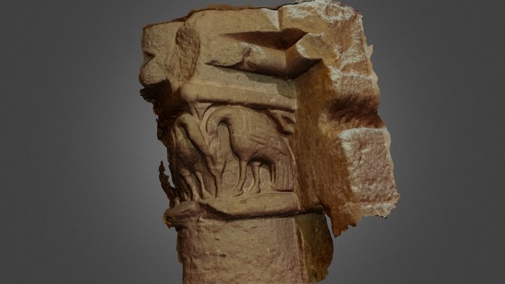 Capitell Església de Sant Joan - Berga 3D Model