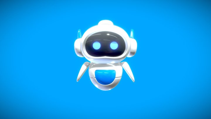 Robot cartoon 3D Model