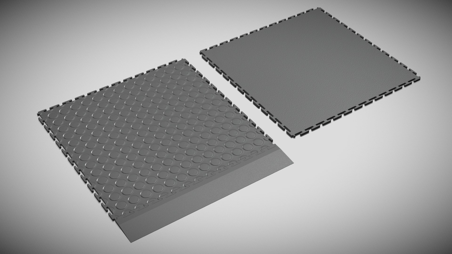 PVC Interlocking Floor Tiles Download Free 3D model by rosettastoned