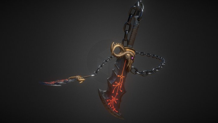 Blade of Chaos - God of War 3D Model