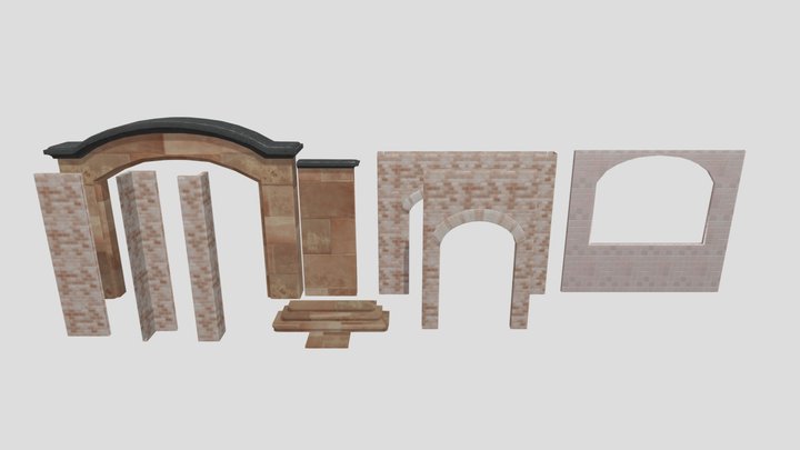 Ratatouille - Wall Kit 3D Model