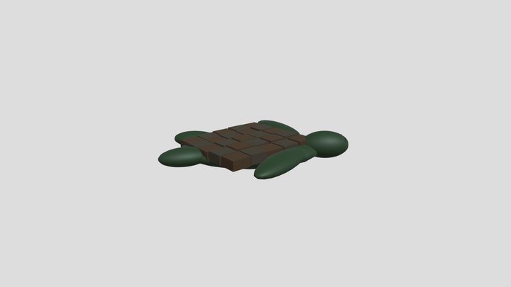 3D Turtle Model 3D Model