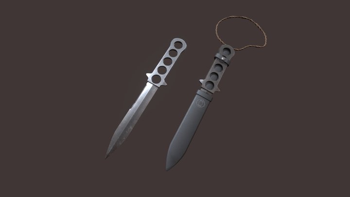 Diver's knife 3D Model