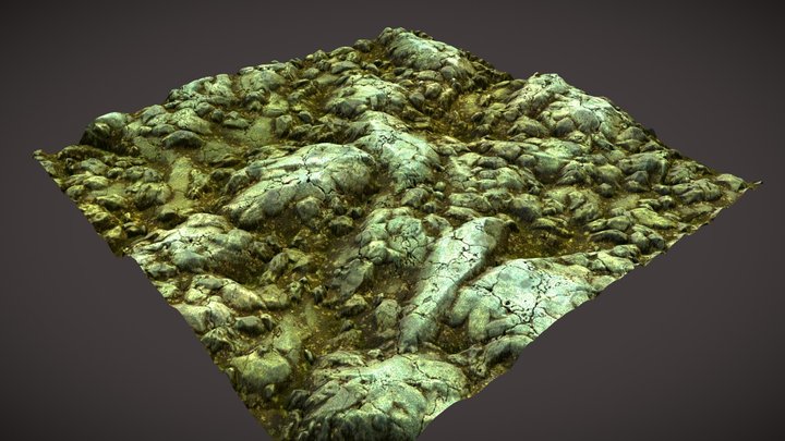Water Eroded Rocks 3D Model