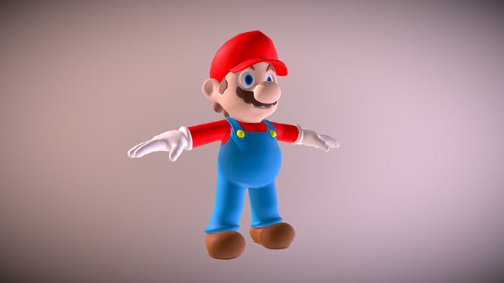Mario Bros 3D Model