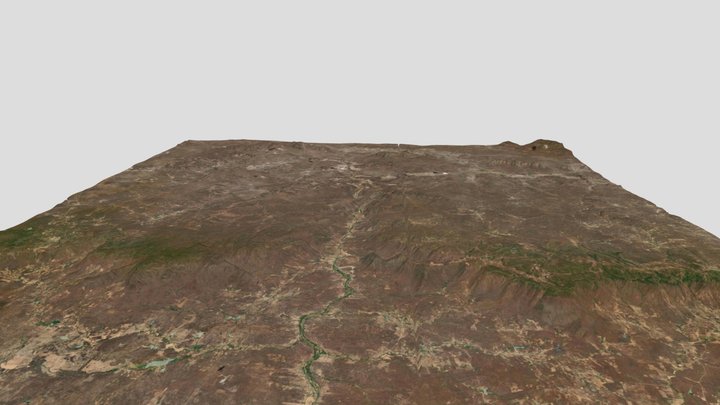 Canion do Rio Poty em Crateús-CE 3D Model
