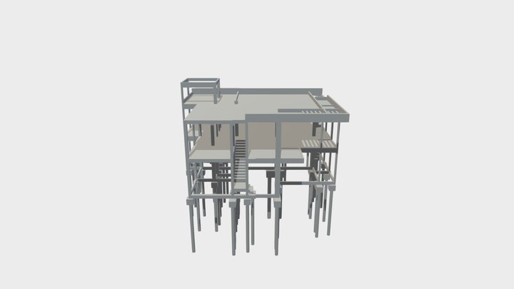 ESTRUTURA 3D - GERFI E ANA 3D Model