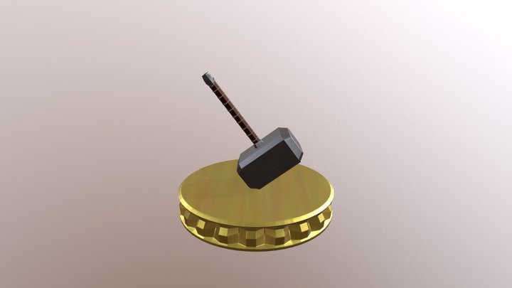 Thor Hammer 3D Model