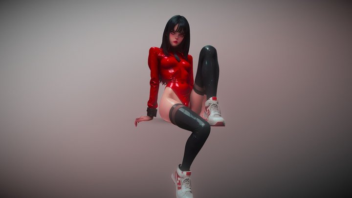 Rainy Reflection 3D Model