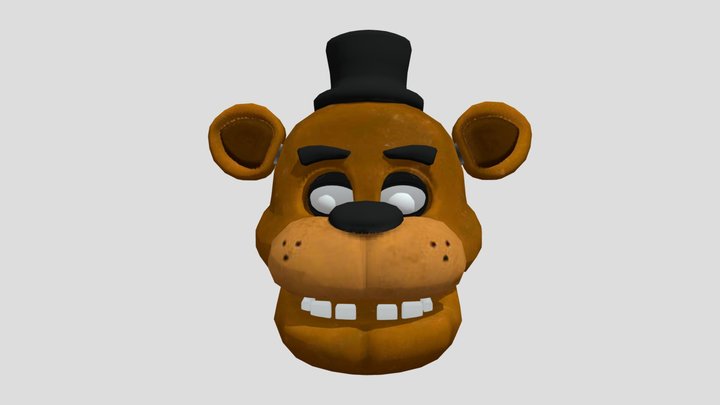 Freddy Fazbear 3D Profile Icon – Modelo 3D gratuito STL