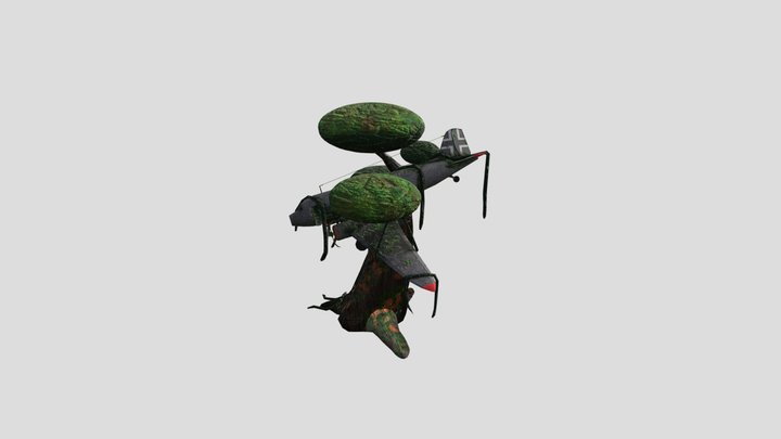 Plane in tree CMGT project 3D Model