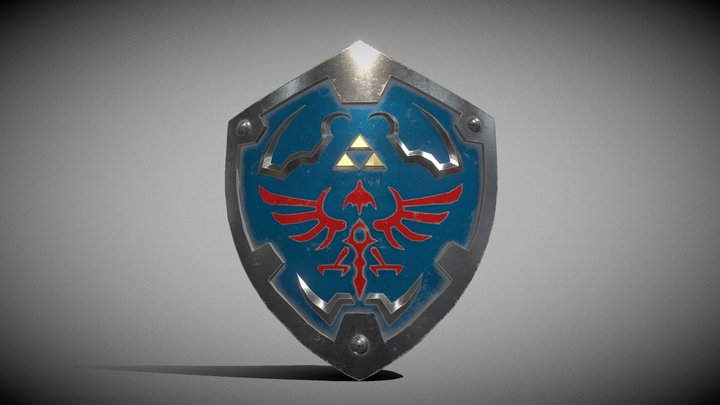 Hylian Shield - Link 3D Model