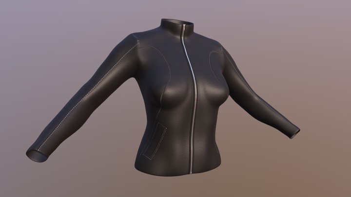Leather Jacket 3D Model