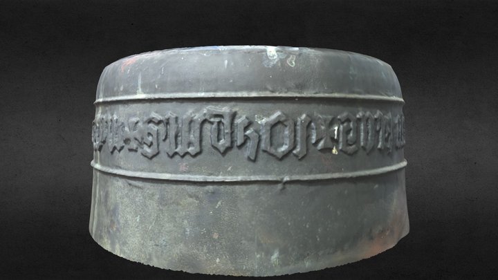 Nápis na gotickom zvone (Prochot) 3D Model