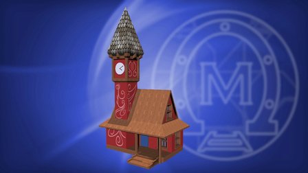 EquRail - Appleloosa - TownHall 3D Model