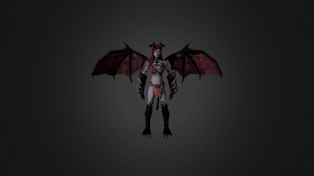 Succubus 3d Model By Luntick Cranschtein [9e21be0] Sketchfab