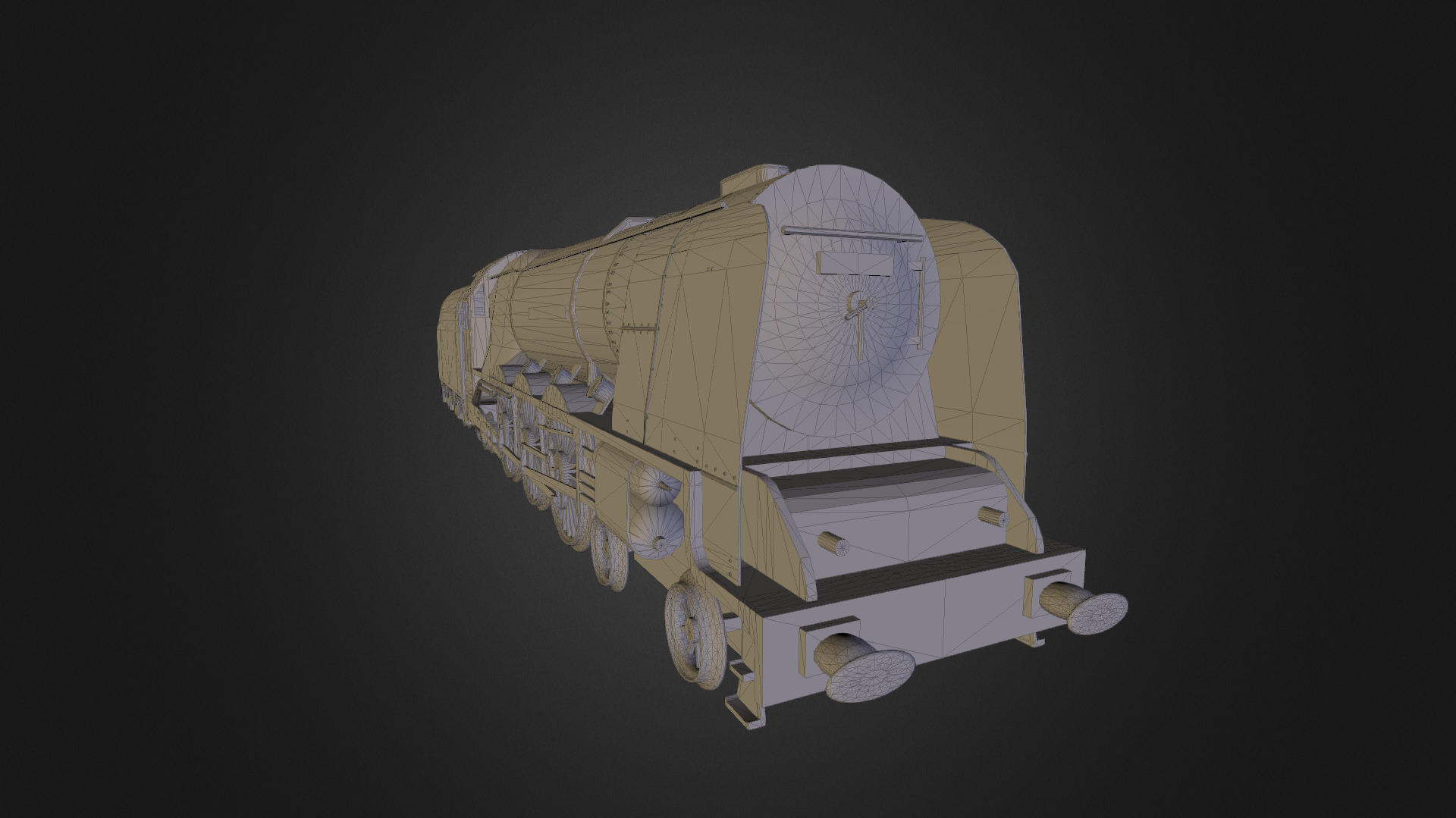 Train High Polygon - 3D model by William Chalstrey (@WilliamChalstrey ...