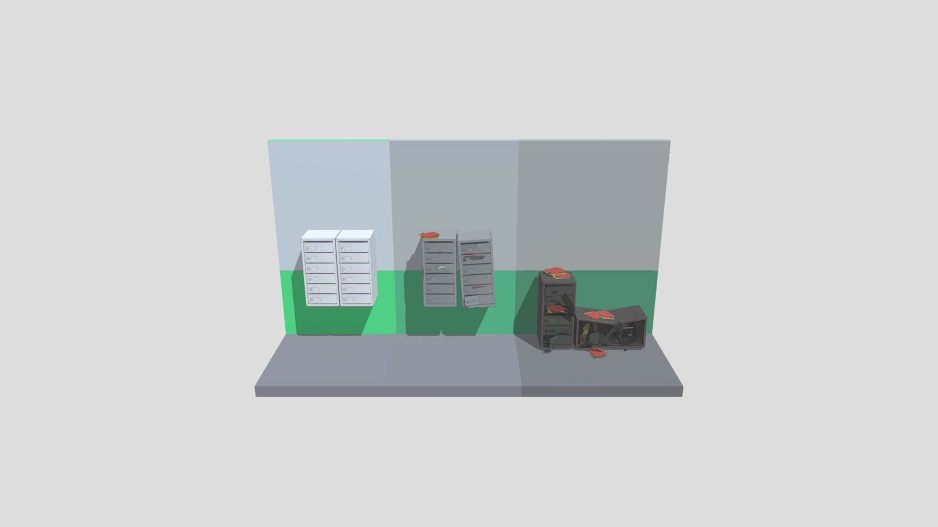 Почтовый ящик - Download Free 3D model by greemme [9e22847] - Sketchfab