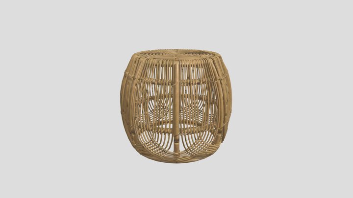 Sankofa Stool 3D Model