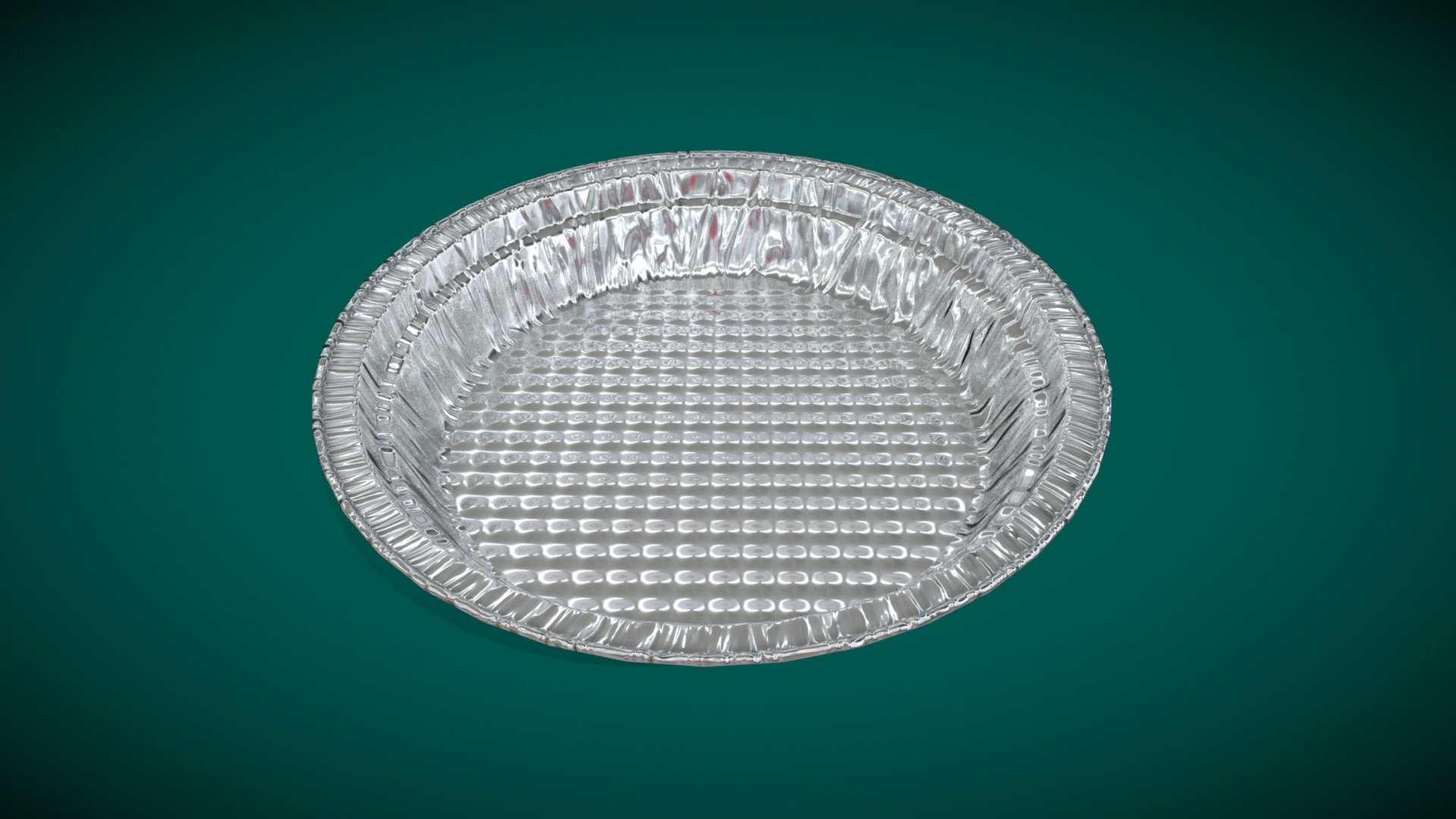 Aluminum Food Plate Buy Royalty Free 3D model by We3Do (we3DoModel