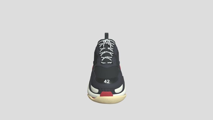Balenciaga Triple S 3D Model