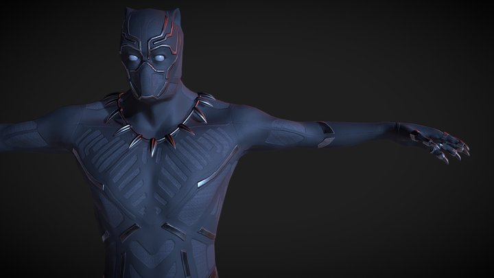 Black Panther 3D Model