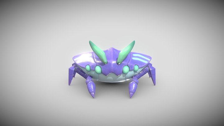 【Environmental creature】Alien Crab 3D Model