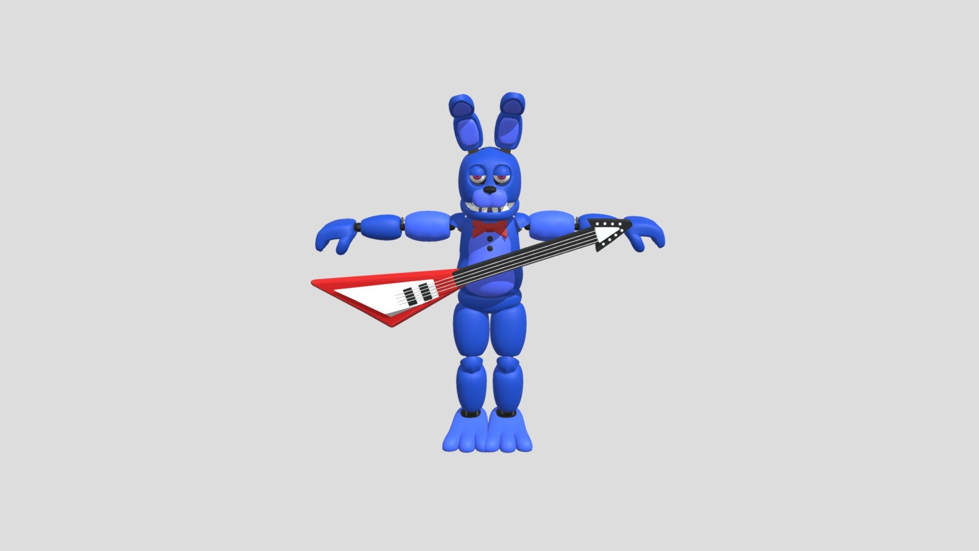 fnaf_2_unwithered_bonnie - 3D model by hustleanfocus [9e25253] - Sketchfab