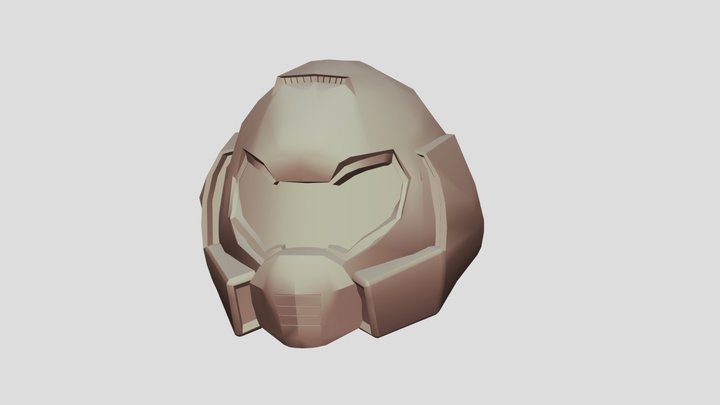 Praetor helmet 3D Model