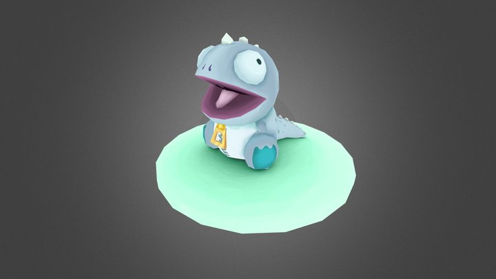 Stuffed Monster 3D Model